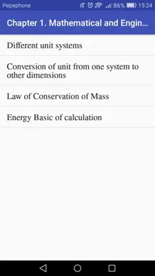 Material and Energy Balance android App screenshot 4